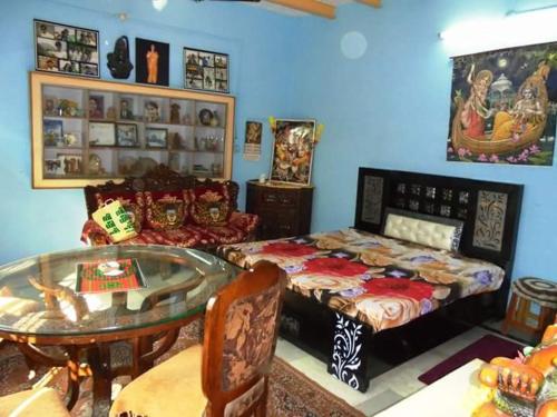 Posezení v ubytování Sunita homestay