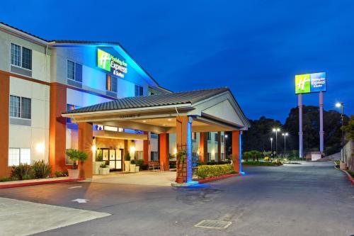 a large building with a sign on the side of it at Holiday Inn Express San Pablo - Richmond Area, an IHG Hotel in San Pablo