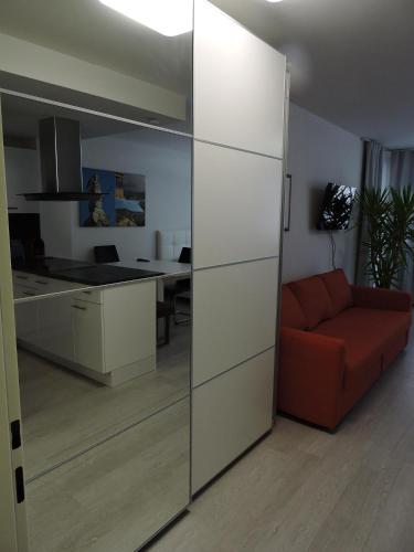 Posezení v ubytování 101 Athen, Studio Apartment, 38m2 1-4 Pers