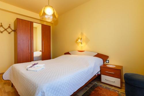 Katil atau katil-katil dalam bilik di Apartmani Vršek