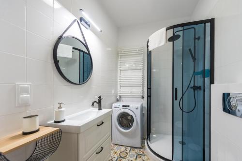 Kúpeľňa v ubytovaní Apartament Tarasowy z PRYWATNĄ SAUNĄ - 5D Apartamenty