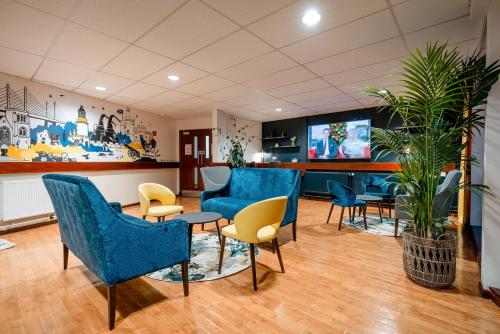 Χώρος καθιστικού στο Inverness Youth Hostel
