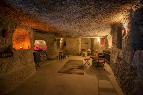 Posezení v ubytování Kapadokya Ihlara Konakları Otel Antik Konaklar