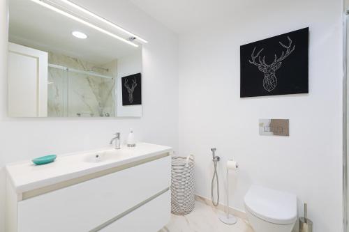 Koupelna v ubytování Apartamento Canteras