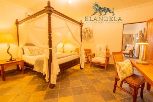 Elandela Private Game Reserve and Luxury Lodges Pty Ltdにあるベッド