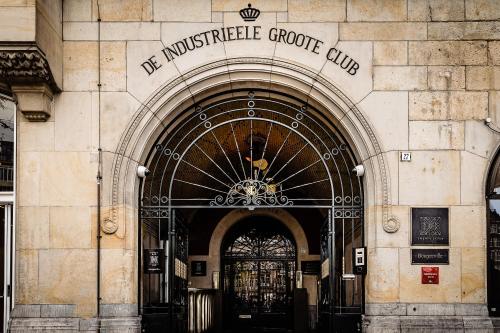 a building with the entrance to the musicnegie grove club at Hotel TwentySeven - Small Luxury Hotels of the World in Amsterdam