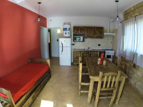 Dapur atau dapur kecil di Cabañas Pinot Noir