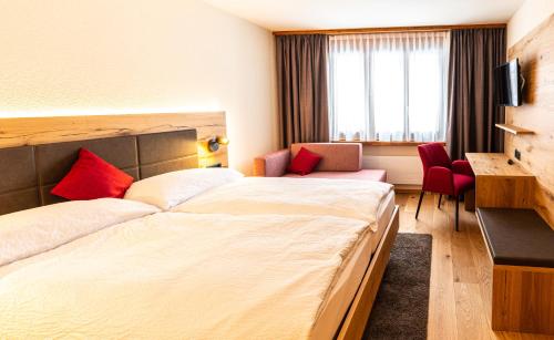 Postel nebo postele na pokoji v ubytování Hotel Restaurant Silbersand
