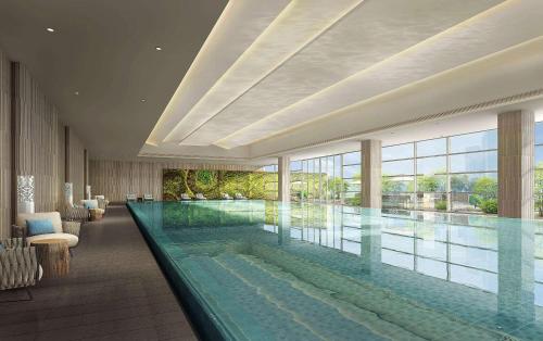 Kempinski Hotel Nanjingの敷地内または近くにあるプール