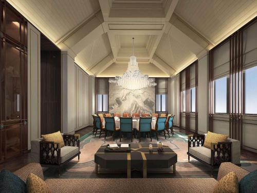 Kempinski Hotel Nanjingにあるシーティングエリア