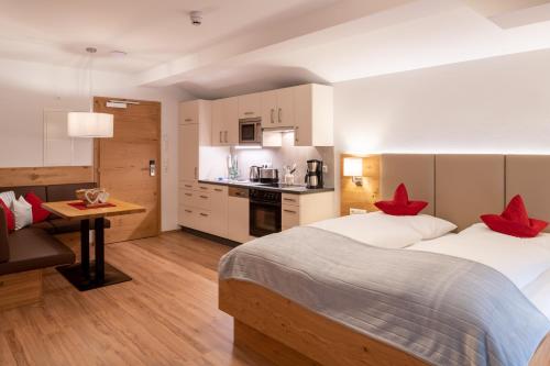 Appartement Schattauerにあるキッチンまたは簡易キッチン