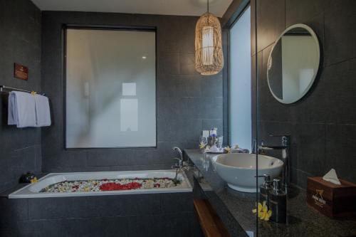 Koupelna v ubytování Bubu Suite by Prasi