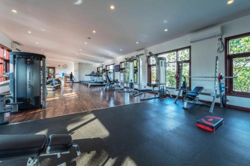 Fitness centrum a/nebo fitness zařízení v ubytování Awei Metta (Yangon)
