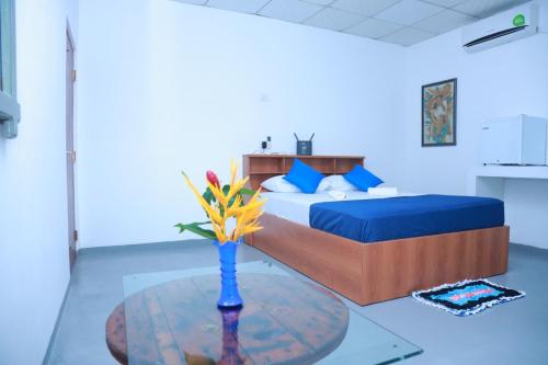 מיטה או מיטות בחדר ב-The Mangroves Villa Ahangama