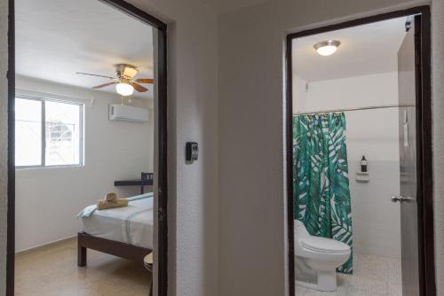 Ванна кімната в Casa Tropical
