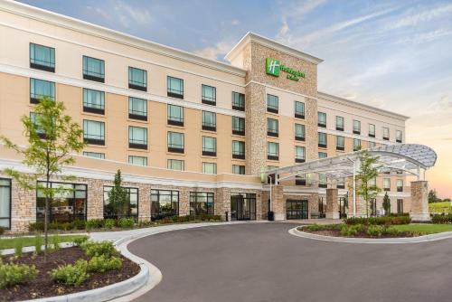 a rendering of the front of a hotel at Holiday Inn Hotel & Suites - Joliet Southwest by IHG in Joliet