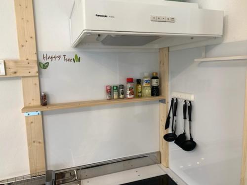 Dapur atau dapur kecil di Fukugi INN 海まで徒歩1分