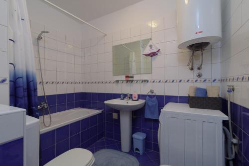 Koupelna v ubytování Apartment Marijana