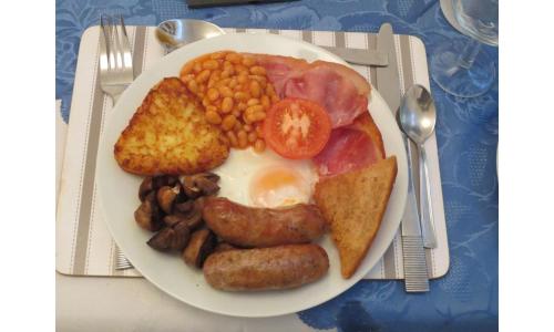 Jídlo v bed and breakfast nebo okolí