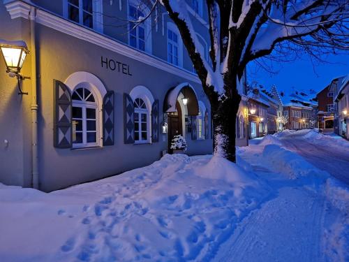 Hotel Angerbräu v zimě