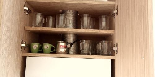 Coffee and tea making facilities at Lily`s Loft