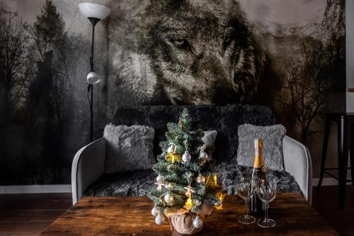 Nápoje v ubytování Apartament Wataha