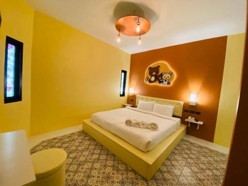 Cama o camas de una habitación en Bedvilla Chiangrai