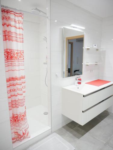 Ένα μπάνιο στο Superbe appartement en centre ville avec terrasse