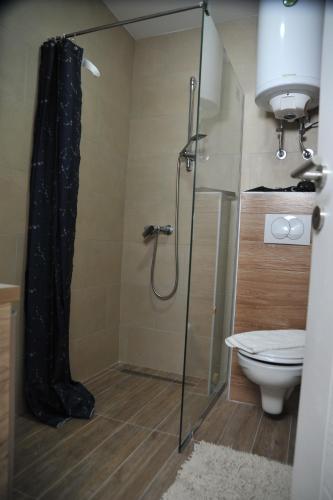 Koupelna v ubytování Milmari boutique S3 lux