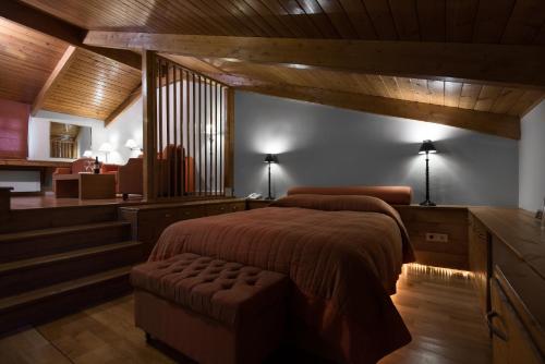 Ένα ή περισσότερα κρεβάτια σε δωμάτιο στο Lagadia Resort 