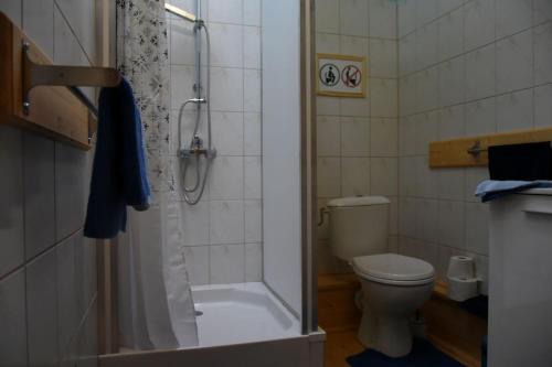 Koupelna v ubytování la maison aux jardins