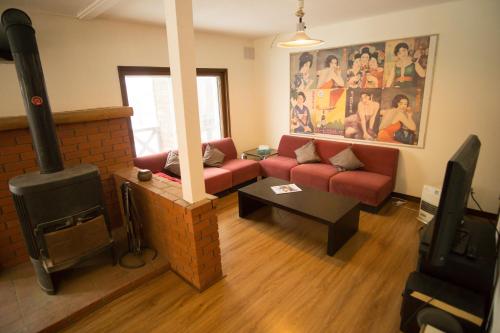 Zona de estar de Annupuri Mountain View Lodge