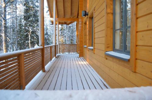 Lapland Dream Villas semasa musim sejuk