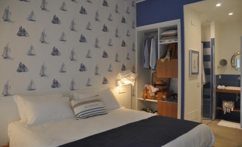 Cama o camas de una habitación en Lugana 9