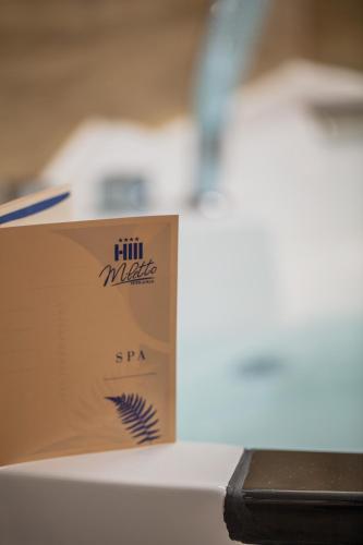 a box sitting on top of a table at Hotel Miletto in San Massimo
