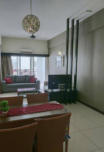 Μια τηλεόραση ή/και κέντρο ψυχαγωγίας στο CT Homestay at Lagoon Park Resort