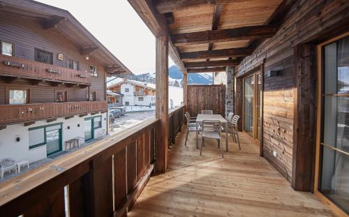 Balkoni atau teres di Residenz Der Wieshofer