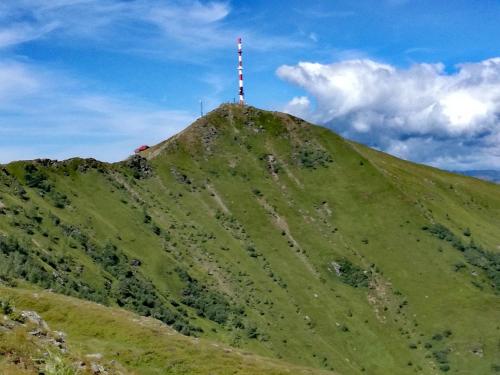 Vue générale sur la montagne ou vue sur la montagne depuis l'appartement