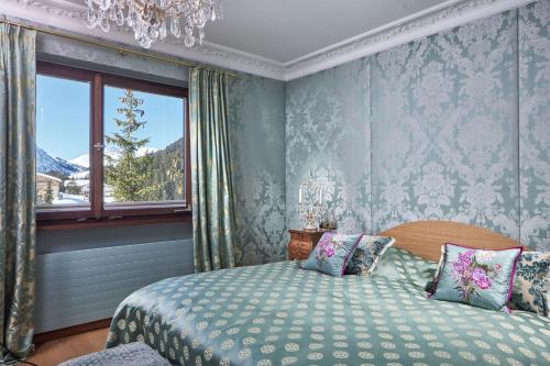 Postel nebo postele na pokoji v ubytování Kristiania Lech