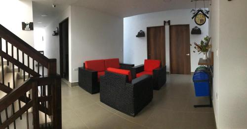 Posezení v ubytování Hotel Saval Jerico