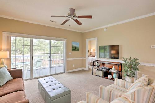 Central Myrtle Beach Condo with Golf Course View!