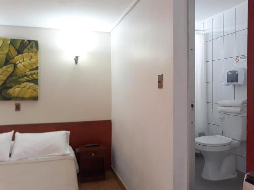Ванная комната в Hotel Las Palmas