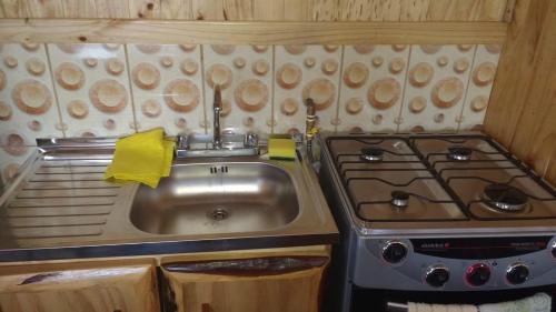 Kuchyň nebo kuchyňský kout v ubytování Onde la Silda