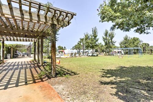 a pavilion in a park with a playground at Port St Joe Beach House with Pool Access! in Port Saint Joe