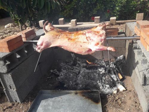 Grillfaciliteterne i feriehuset som gæsterne kan bruge