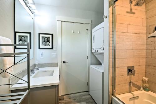 A bathroom at Missoula Getaway with Balcony, 2 Mi to Downtown!