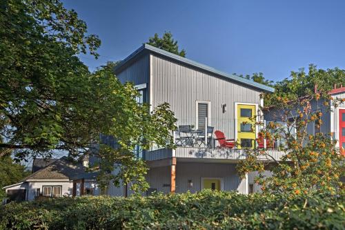 a renovation of a house with a balcony at Missoula Getaway with Balcony, 2 Mi to Downtown! in Missoula