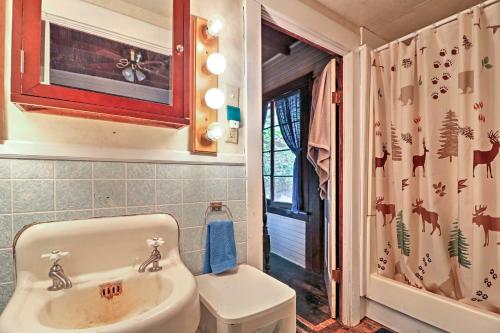 Koupelna v ubytování Island Cottage on Evans Lake - Bring Your Boat!