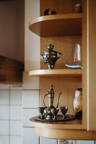 Plateau bouilloire dans l'établissement Ferienwohnung Hartlieb Goldeck Millstättersee