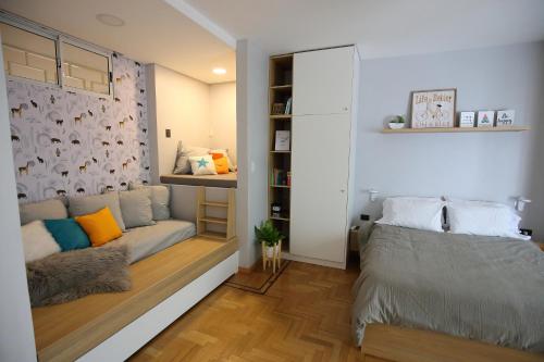 KUDOS Palermo kids-friendly房間的床